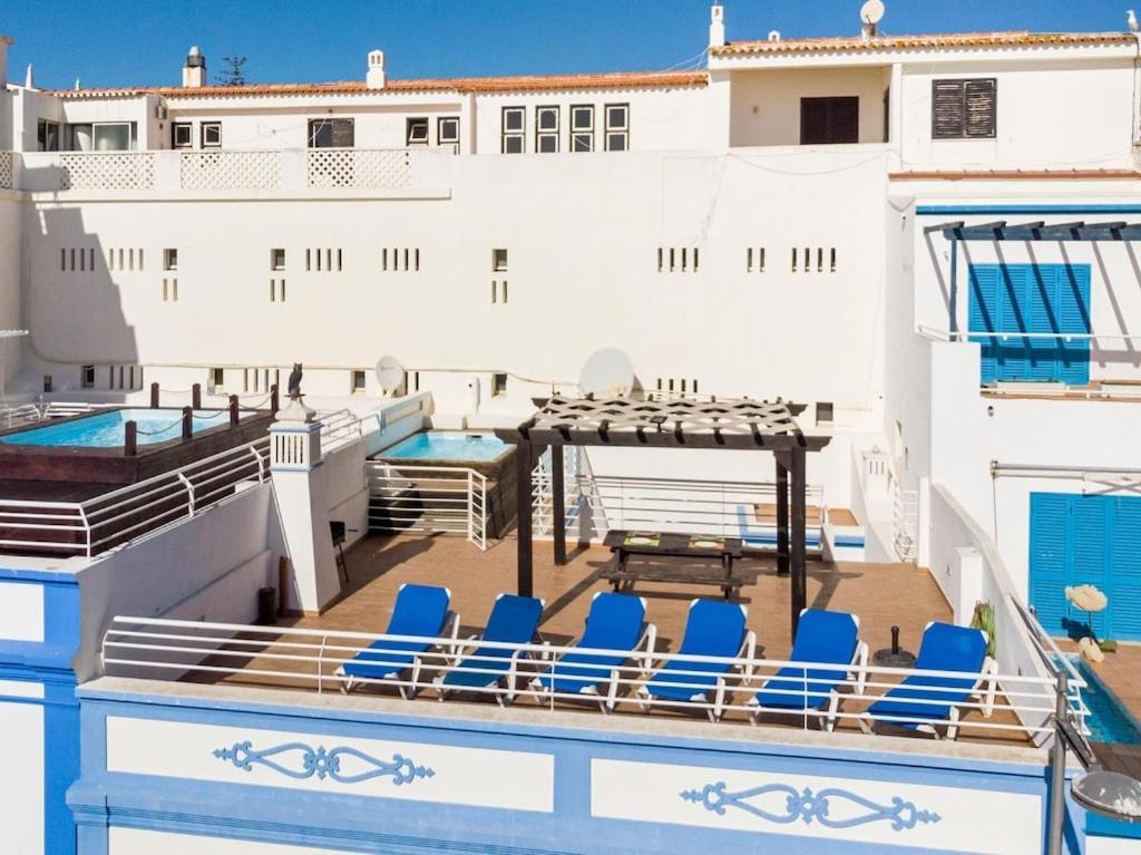 Refurbished Beachfront House, Pool, Ac, Wifi, Albufeira, Sea View Exterior photo